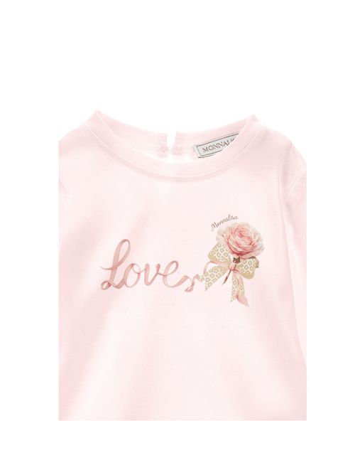 T-shirt, bambina, logata. MONNALISA | 39H604 80020091